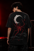 Spiderman :  Eclipse Edition Acid Wash Oversized Tee