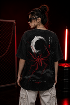 Spiderman :  Eclipse Edition Acid Wash Oversized Tee