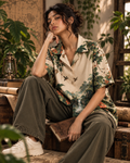 Forest Quest 2.0 women's printed casual shirt with Indian mythology design by ZERO CODE