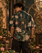 Astra Garden men's printed casual shirt with Indian mythology design by ZERO CODE - view 2