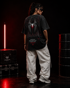 Spiderman: Clawing Back Acid Wash Oversized Tee