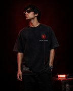 Spiderman : Swing Higher Acid Wash Oversized Tee
