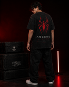 Spiderman : Ascend Higher Acid Wash Oversized Tee