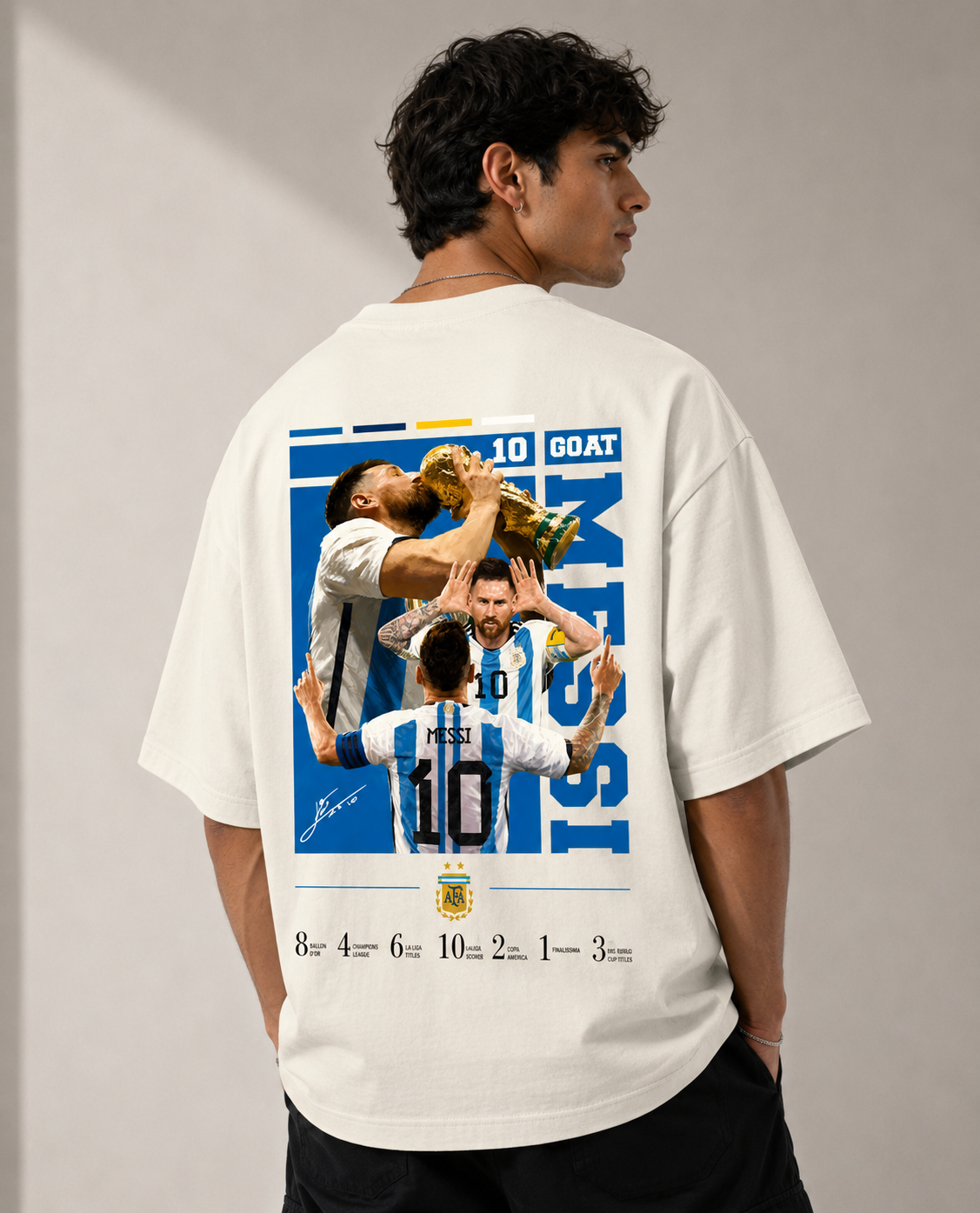 Lionel Messi Argentina Oversized T-Shirt