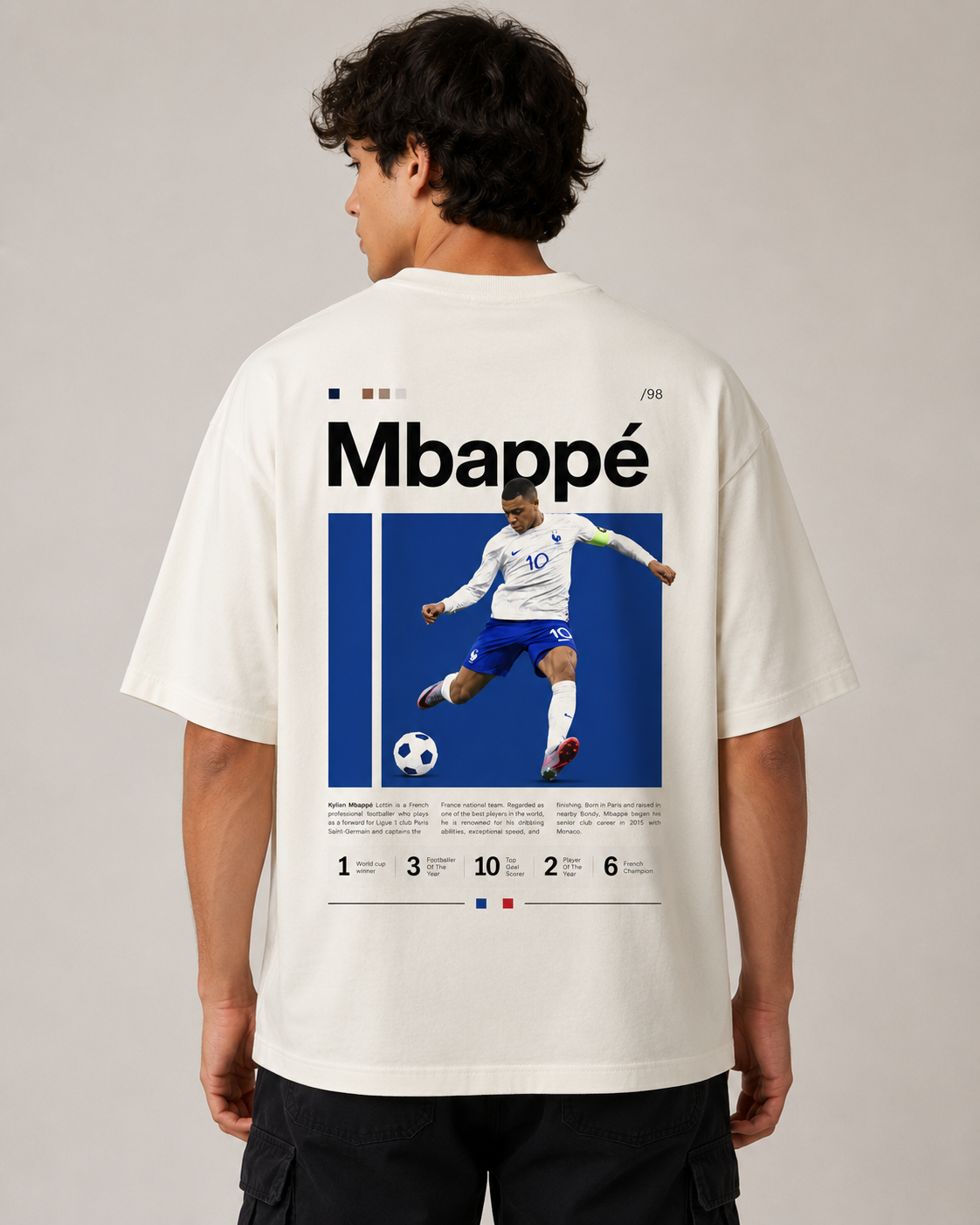 Kylian Mbappé France Oversized T-Shirt