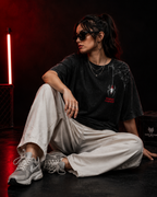 Spiderman: Clawing Back Acid Wash Oversized Tee