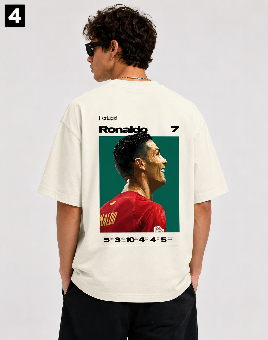 Cristiano Ronaldo Portugal Oversized T-Shirt