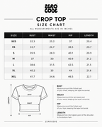 ZERO CODE women's crop top - product information