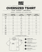 ZERO CODE women's oversized t-shirt - product information