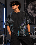 Chakra Overclock men's oversized t-shirt with Indian mythology design by ZERO CODE