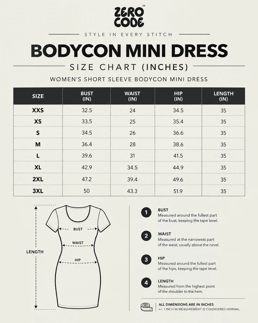 Size measurement guide